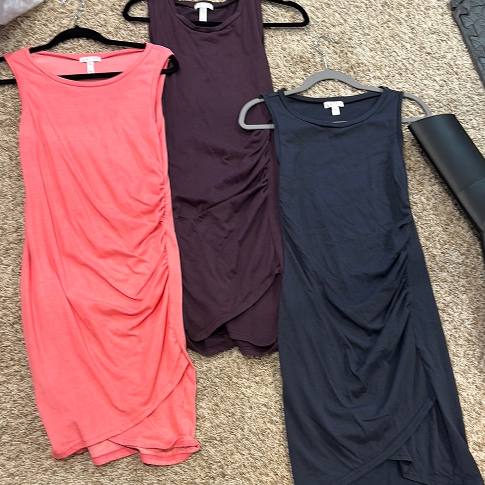 Elegant Coral Sleeveless Dress